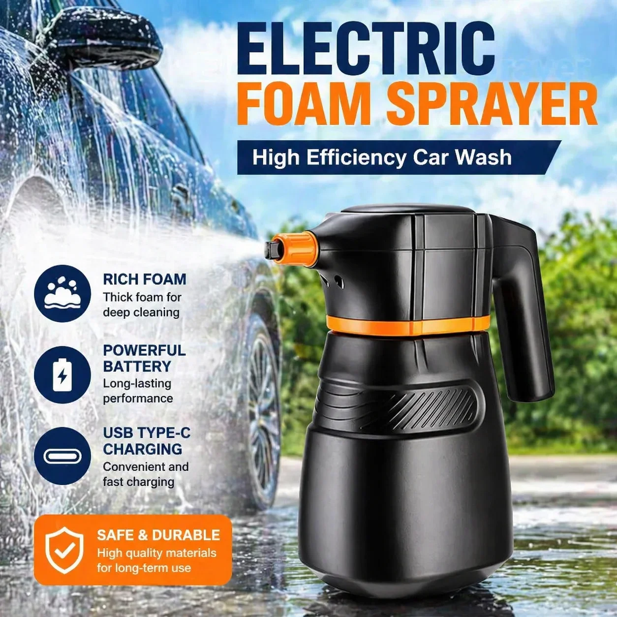Spruzzatore Elettrico di Schiu - Foam Cannon Car Wash recensione e prezzo